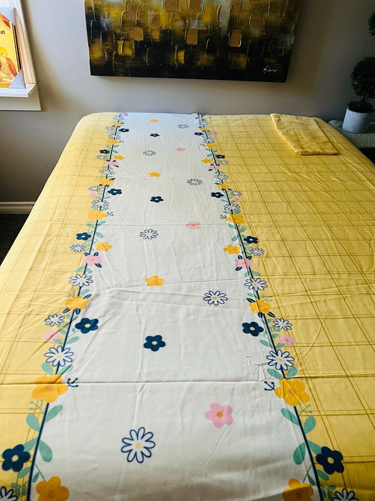 Yellow Queen Bedsheet